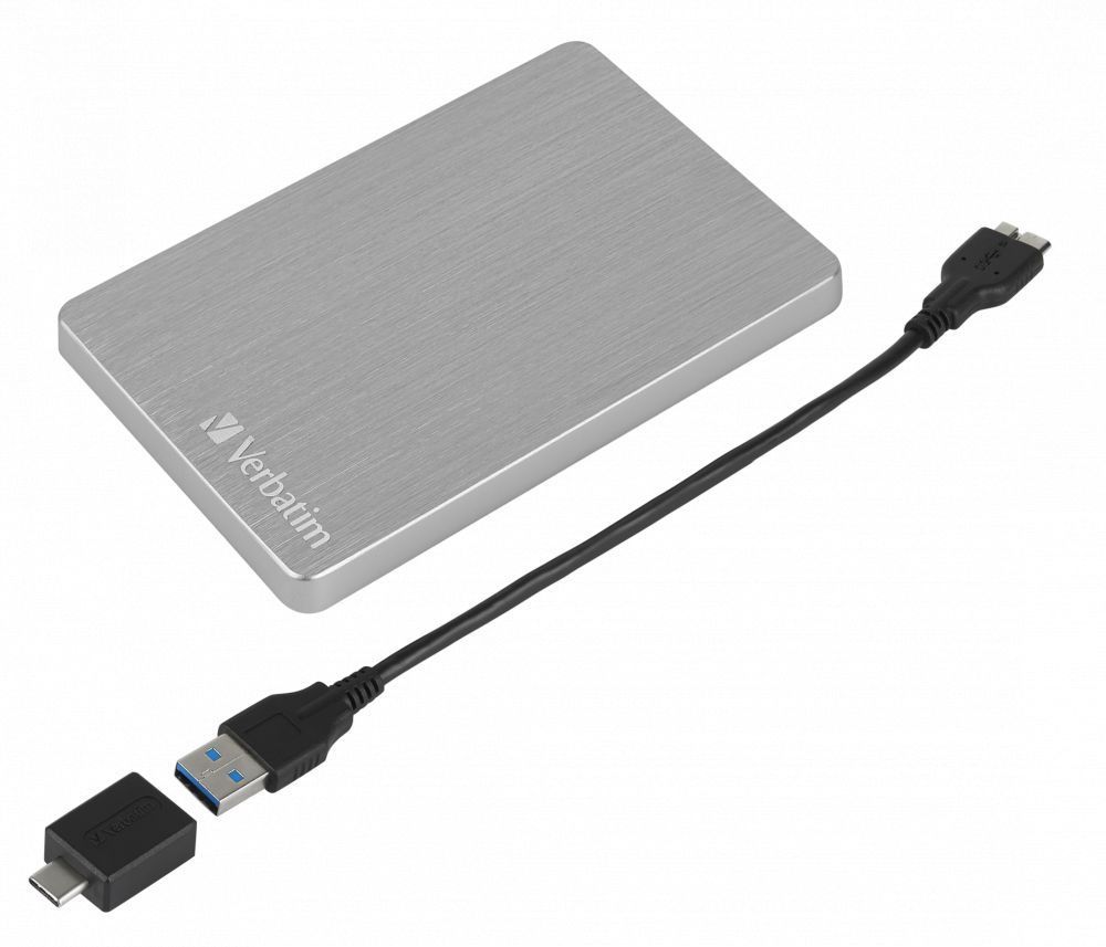 Verbatim 1TB 2,5" USB3.2 Store "n" Go Alu Slim Silver