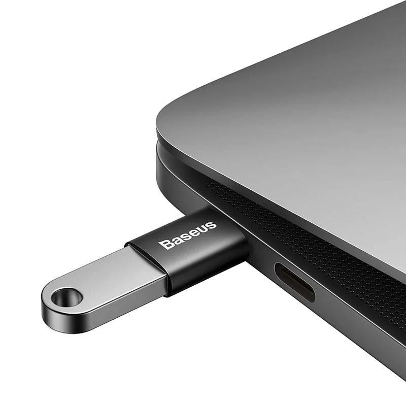 Baseus Ingenuity USB-C USB-A OTG Adapter Black