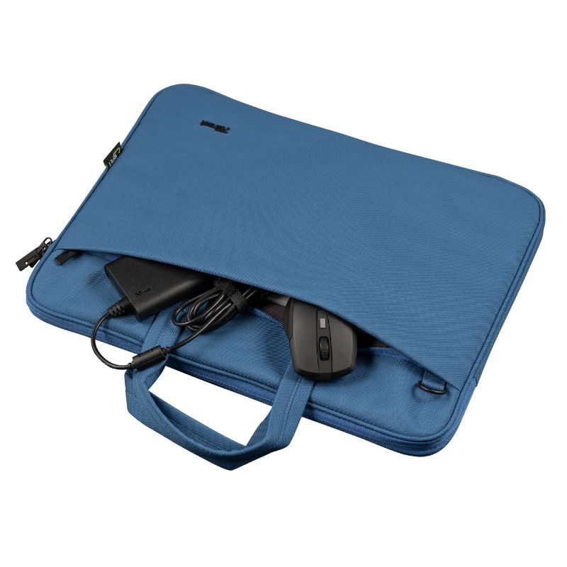 Trust Bologna Eco-friendly Slim Laptop Bag for 16" Blue