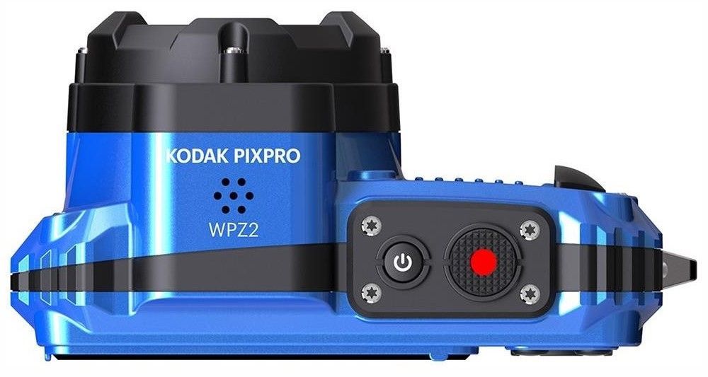 Kodak Pixpro WPZ2 Blue Waterproof + 2db akku 16GB microSD Card