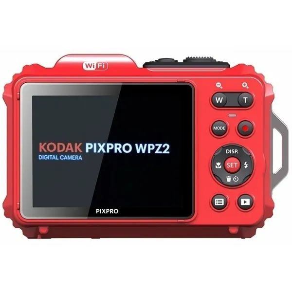 Kodak Pixpro WPZ2 Red Waterproof + 2db akku 16GB microSD Card