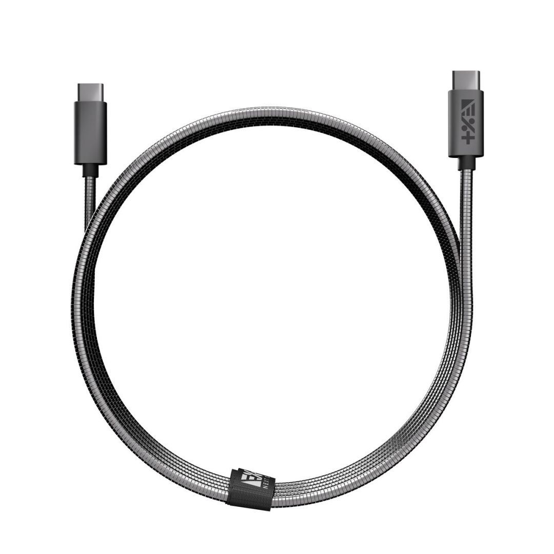 Next One Metallic USB-C to USB-C Cable Space Gray