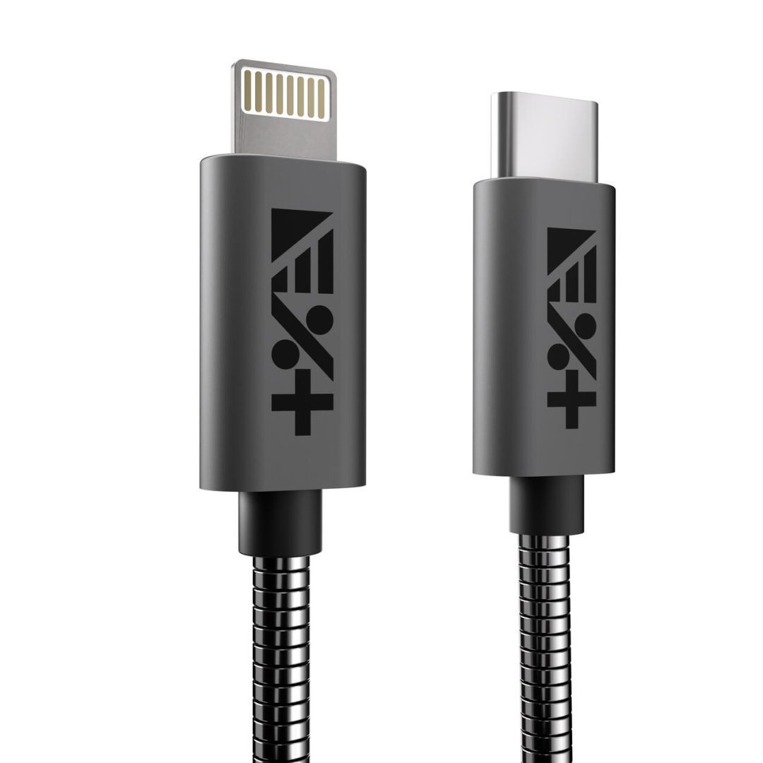 Next One USB-C to Lightning Metallic Cable Space Gray