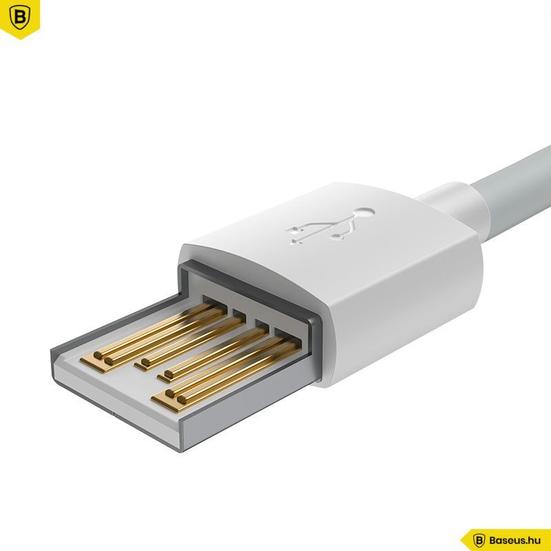 Baseus Simple Wisdom Lightning Cable 1,5m (2db/cs) White