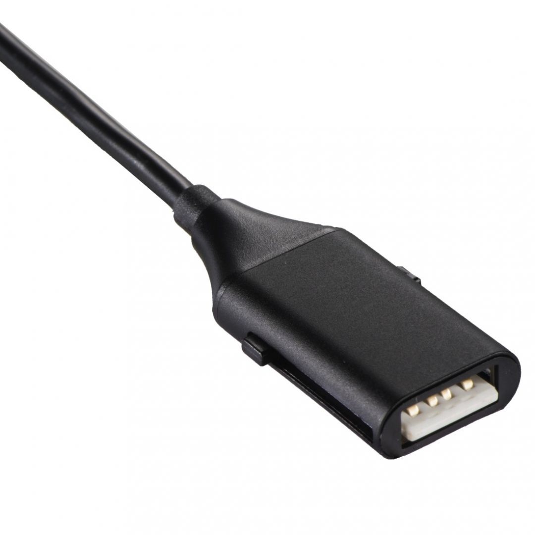 Hama 4-in-1 microUSB cable with USB-C adapter data charging OTG 1m Black