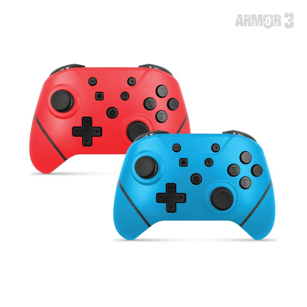 ARMOR3 NuChamp Nintendo Switch Gamepad Red/Blue (2-pack)