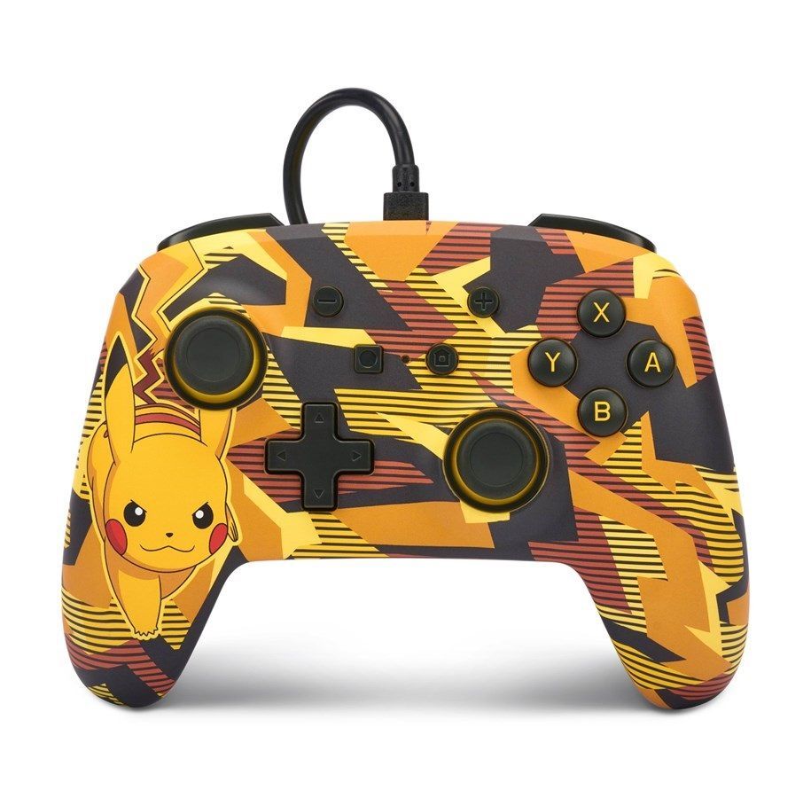 PowerA Enhanced USB Gamepad Camo Storm Pikachu