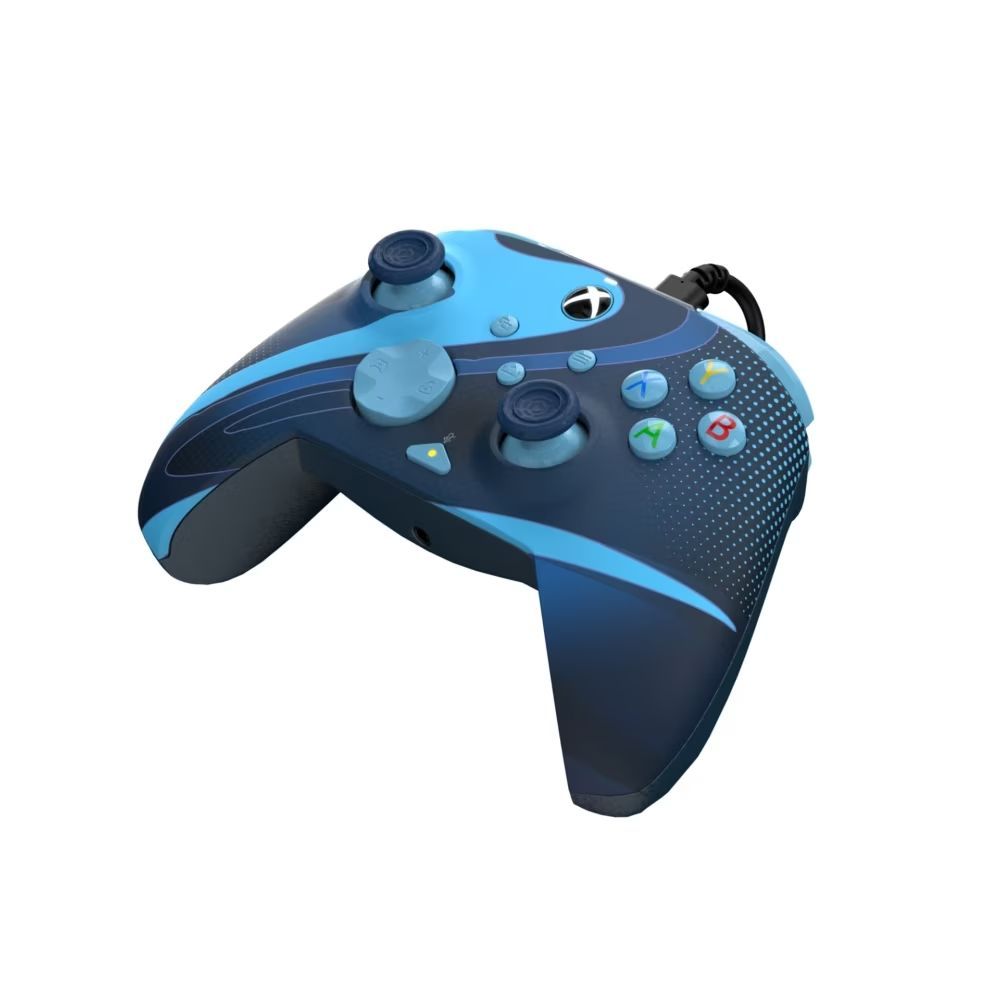 PDP Rematch Glow Adevanced USB Gamepad Blue Tide Glow in the Dark