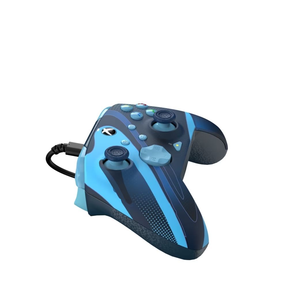 PDP Rematch Glow Adevanced USB Gamepad Blue Tide Glow in the Dark