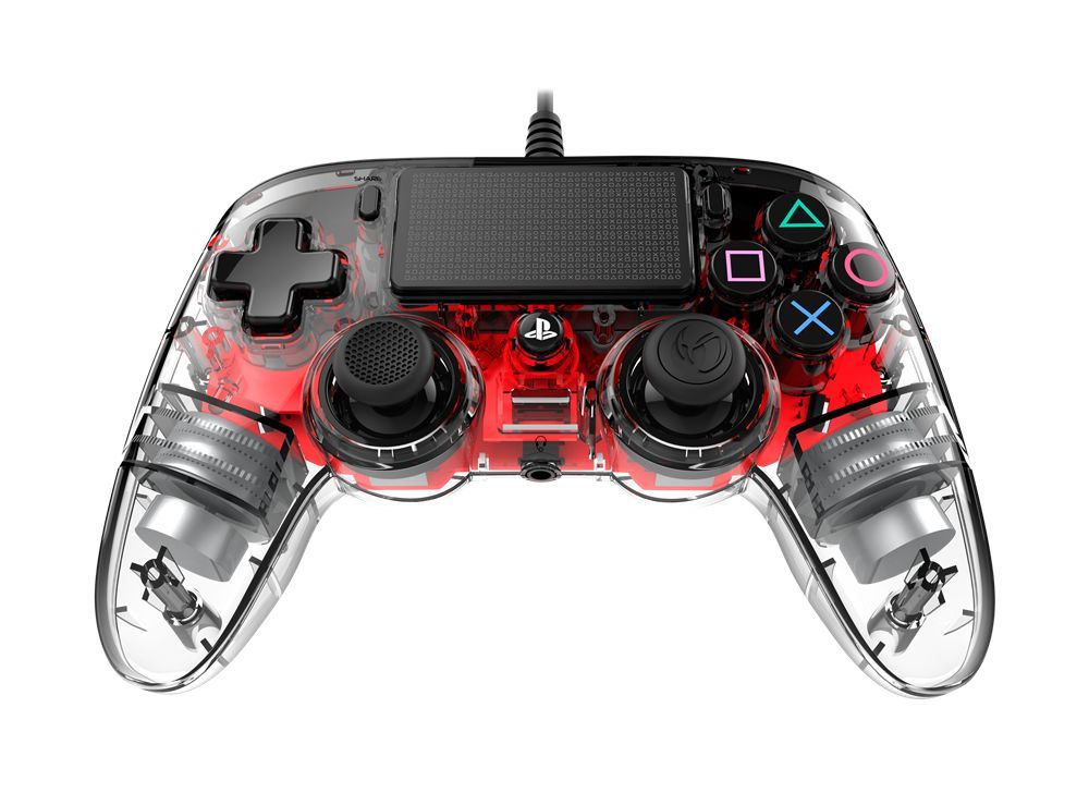 Nacon Compact USB Gamepad Red/Transparent