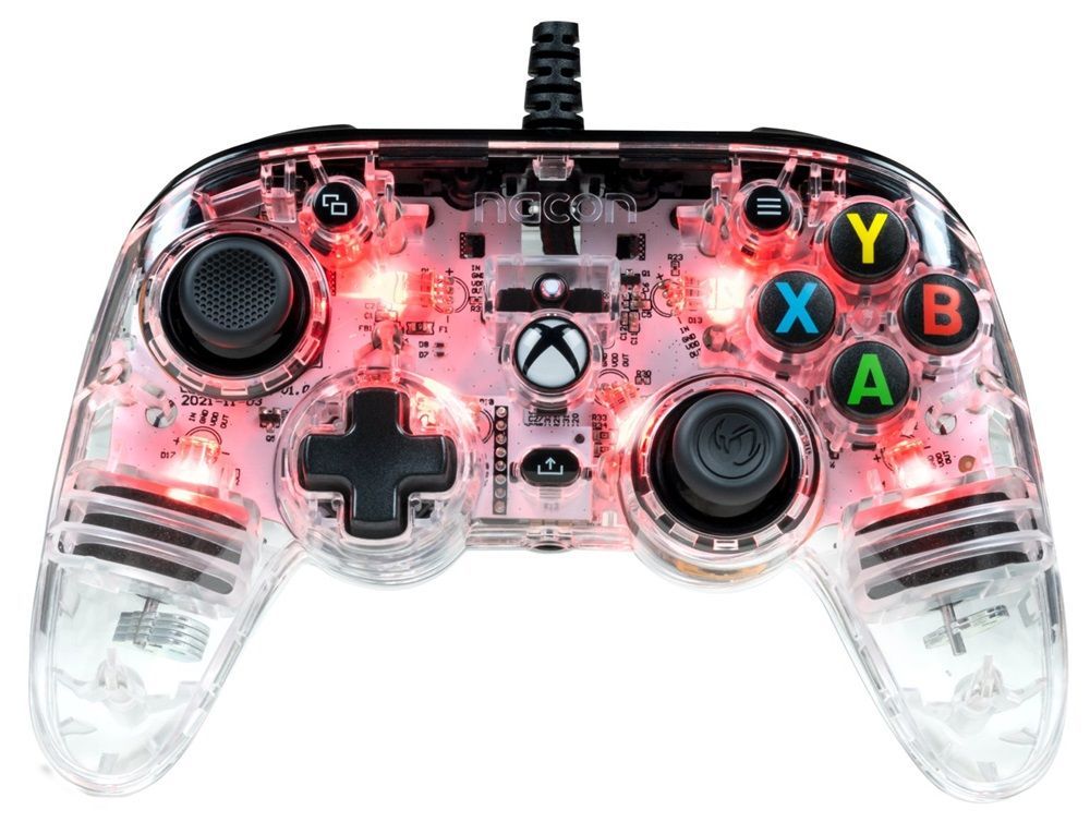 Nacon Pro Compact Xbox Series RGB Gamepad Transparent