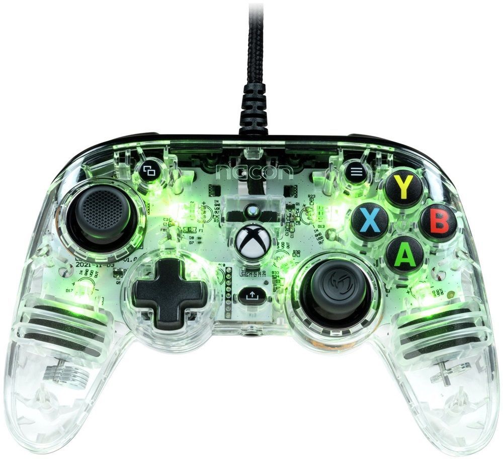 Nacon Pro Compact Xbox Series RGB Gamepad Transparent