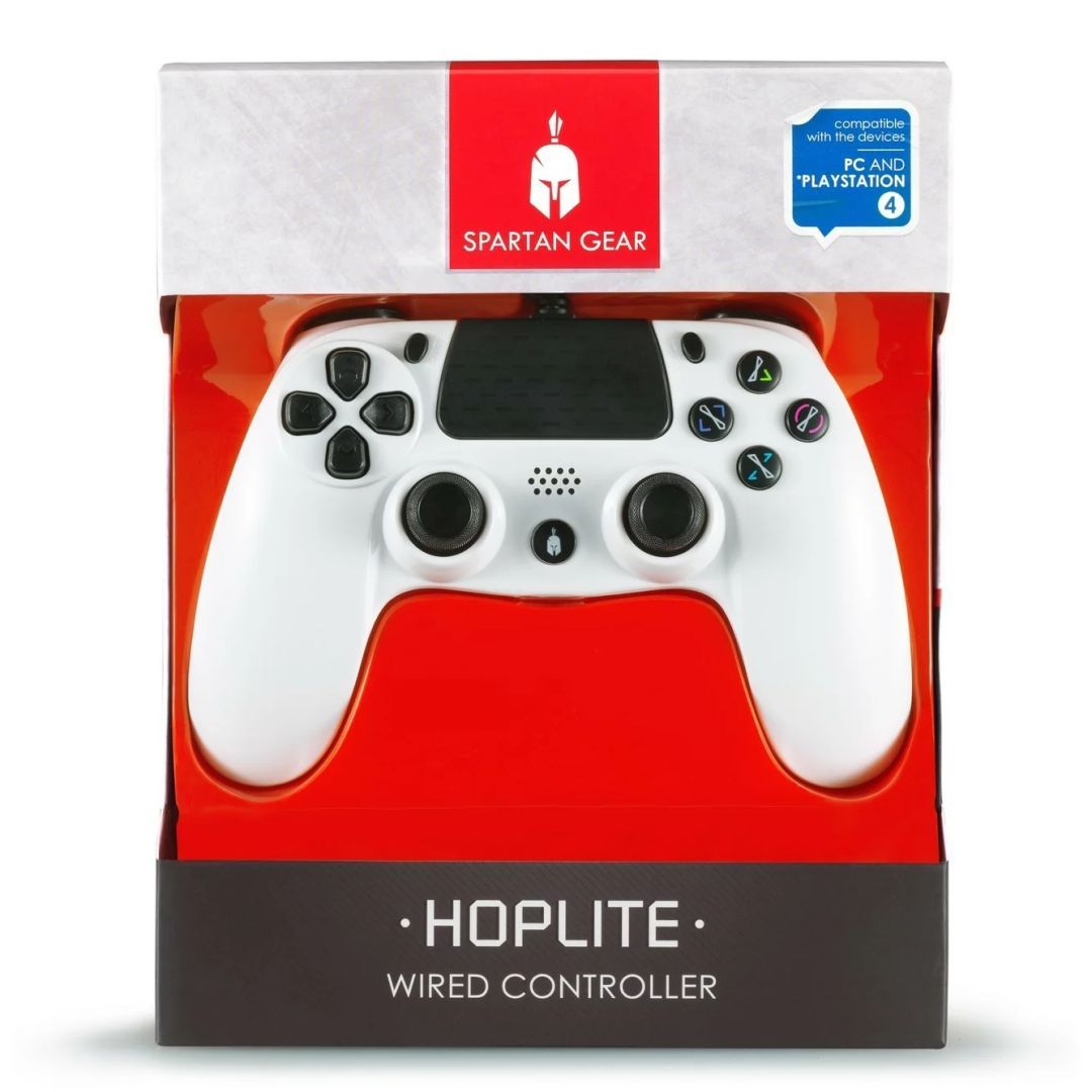 Spartan Gear Hoplite Wired Gamepad White