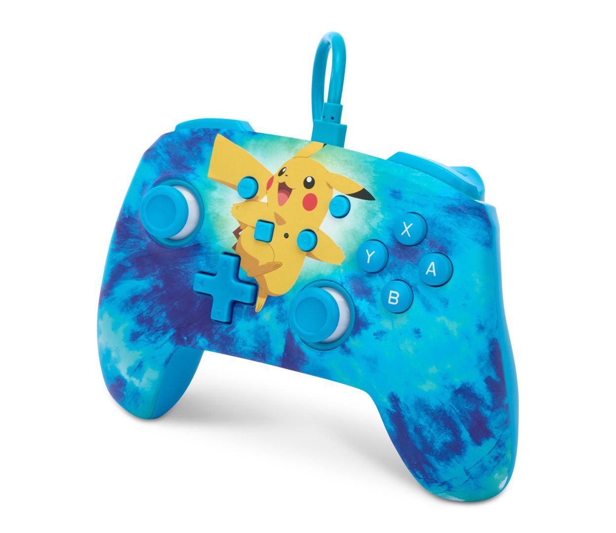 PowerA Enhanced Wired Controller for Nintendo Switch Tie Dye Pikachu