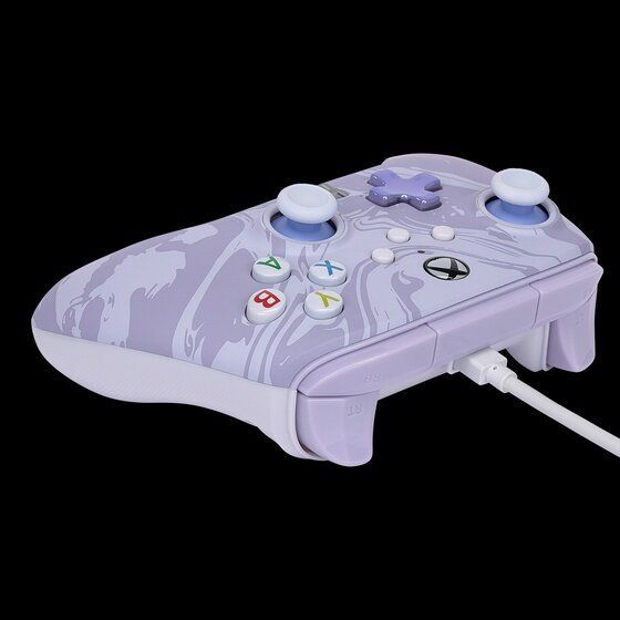 PowerA Enhanced USB Gamepad Lavender Swirl