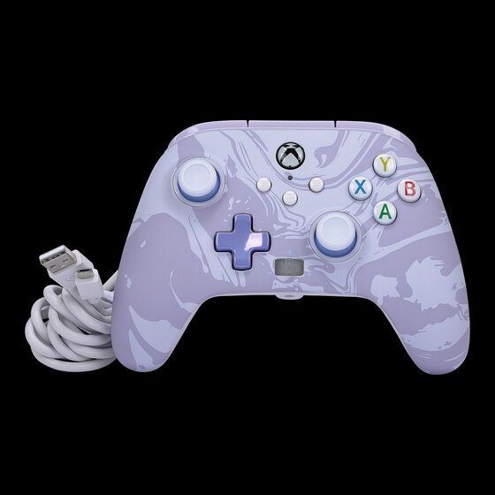 PowerA Enhanced USB Gamepad Lavender Swirl