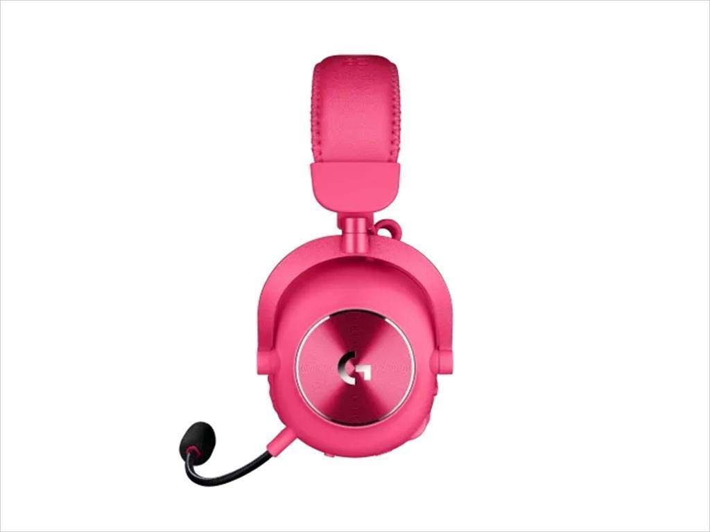 Logitech Pro X 2 Lightspeed Wireless Bluetooth Gaming Headset Magenta