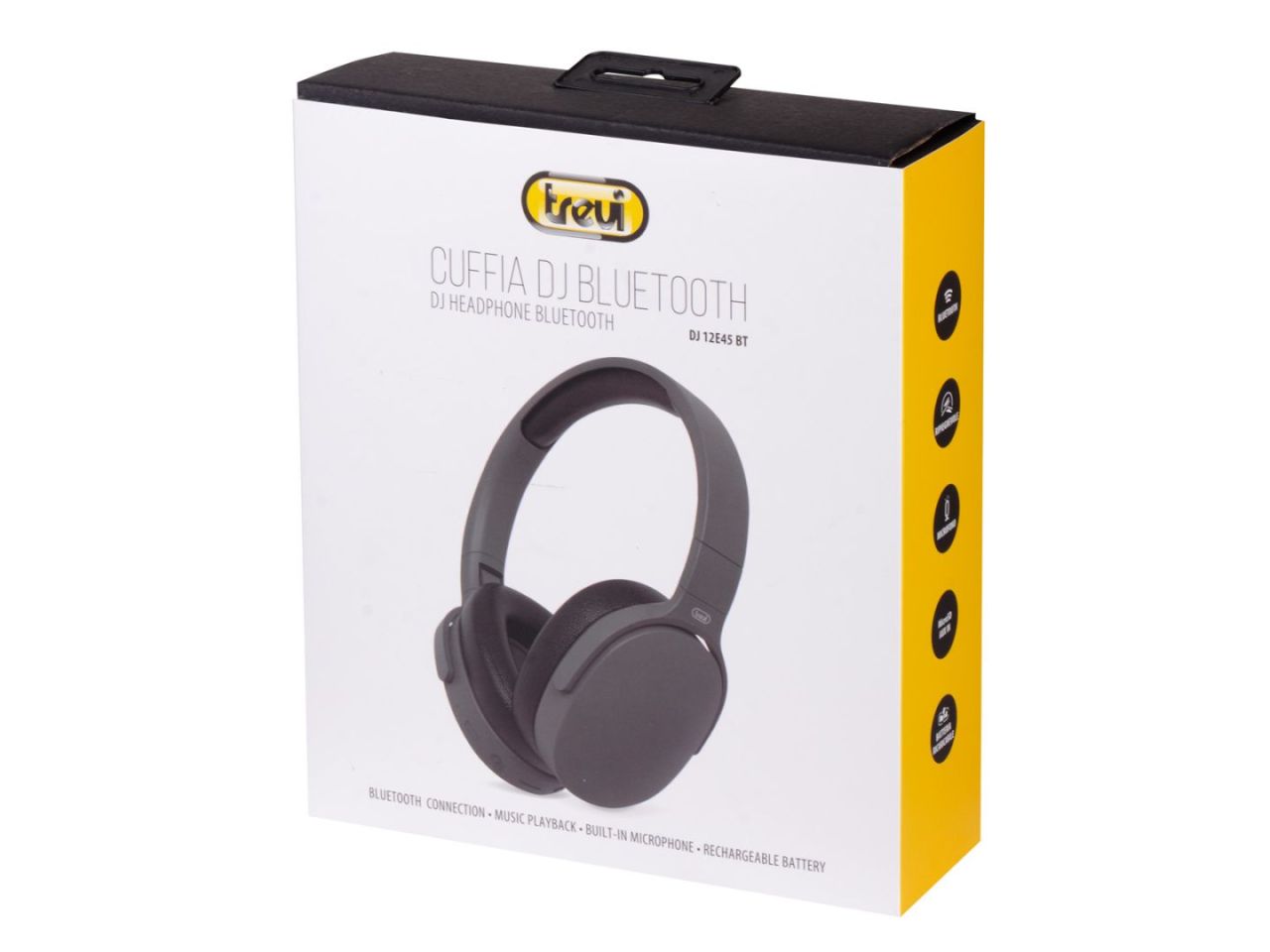 Trevi DJ12E45 BT Bluetooth Headset Black