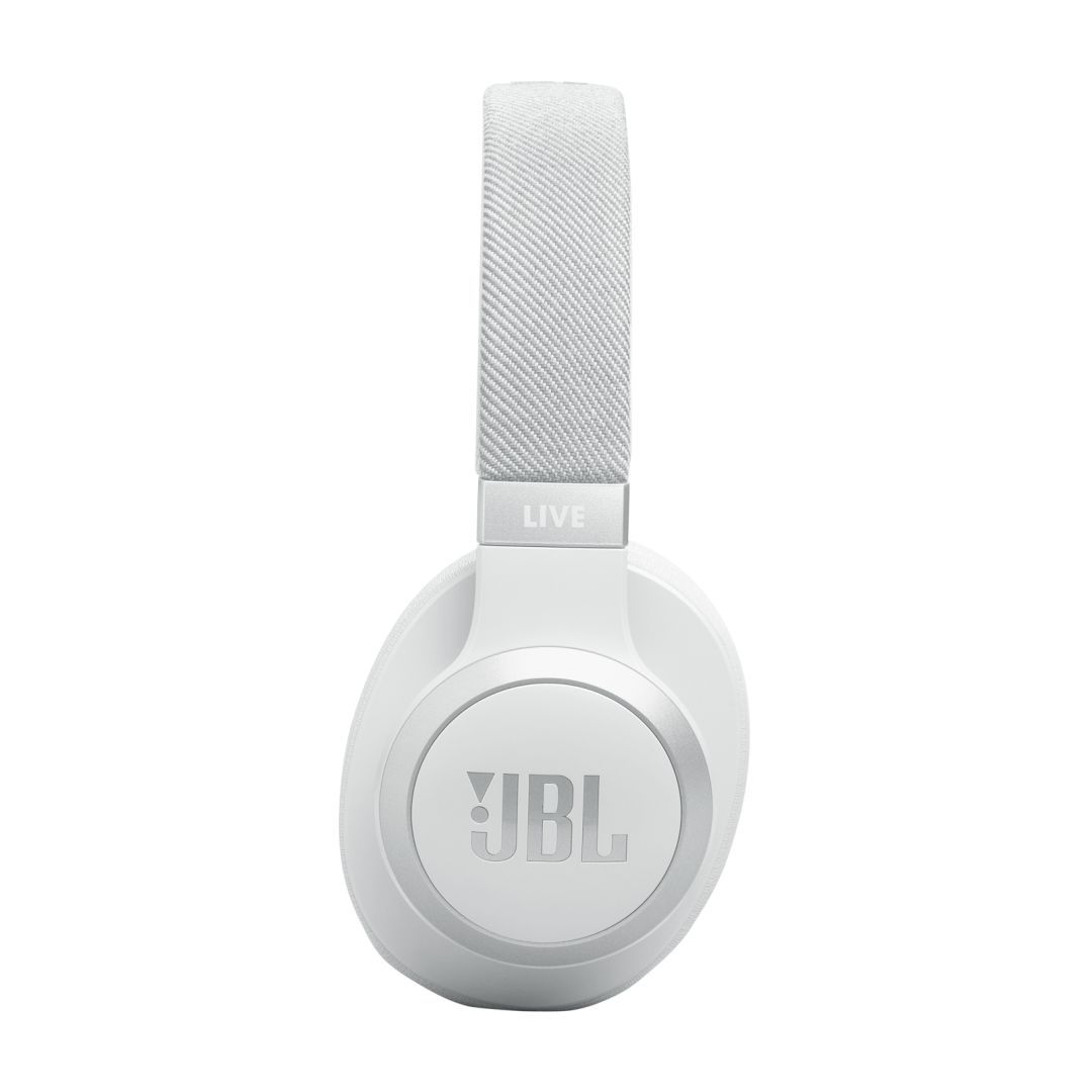 JBL Live 770NC Bluetooth Over-Ear Noise-Cancelling Headset White