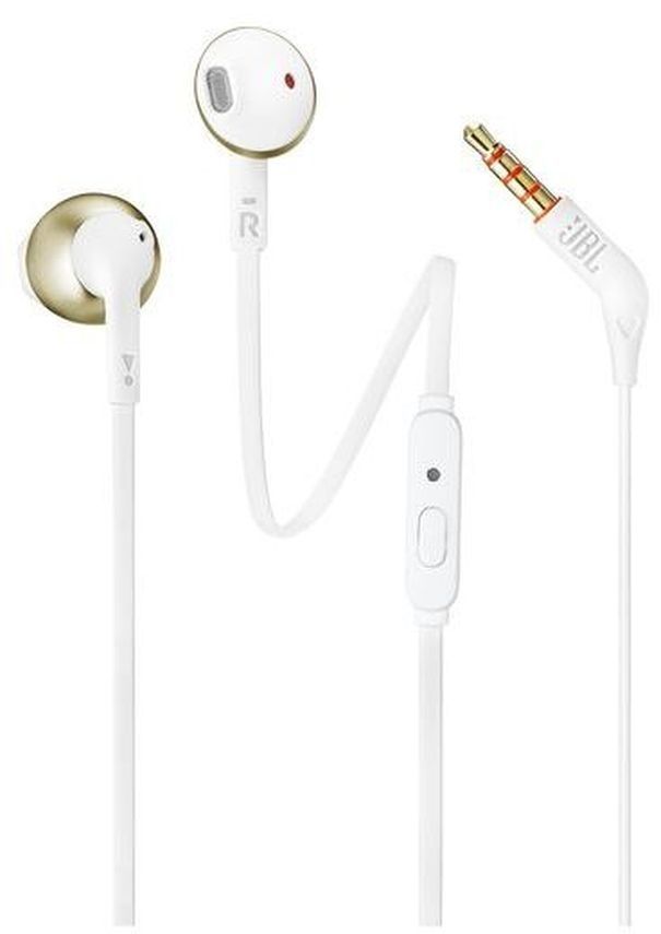 JBL Tune 205 Headset White Champagne Gold