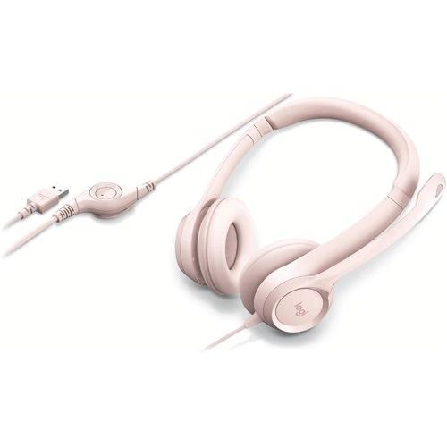 Logitech H390 Stereo Headset Rose