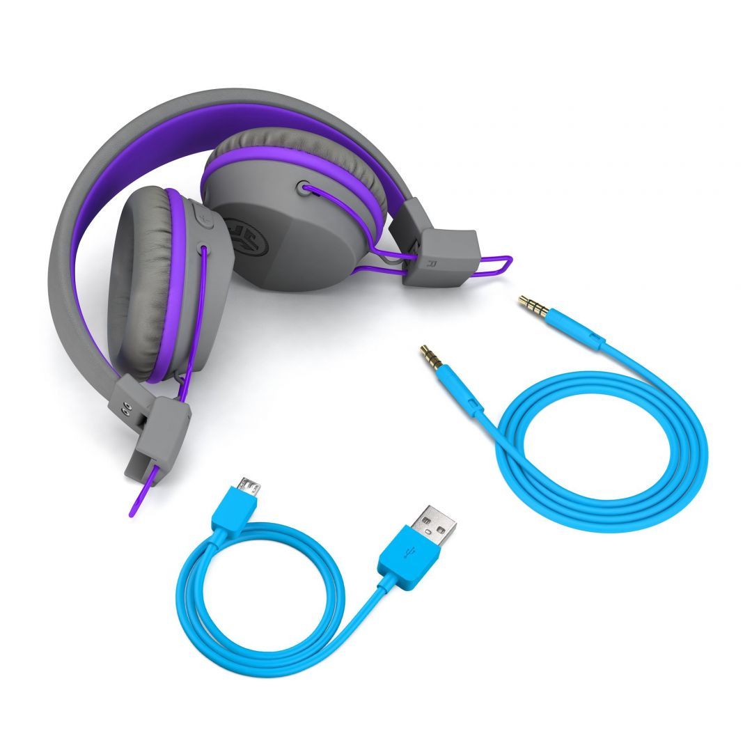 JLab Jbuddies Studio Kids Bluetooth (2020) Headset Graphite/Purple