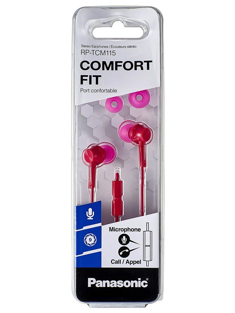 Panasonic RP-TCM115E-P Headset Pink