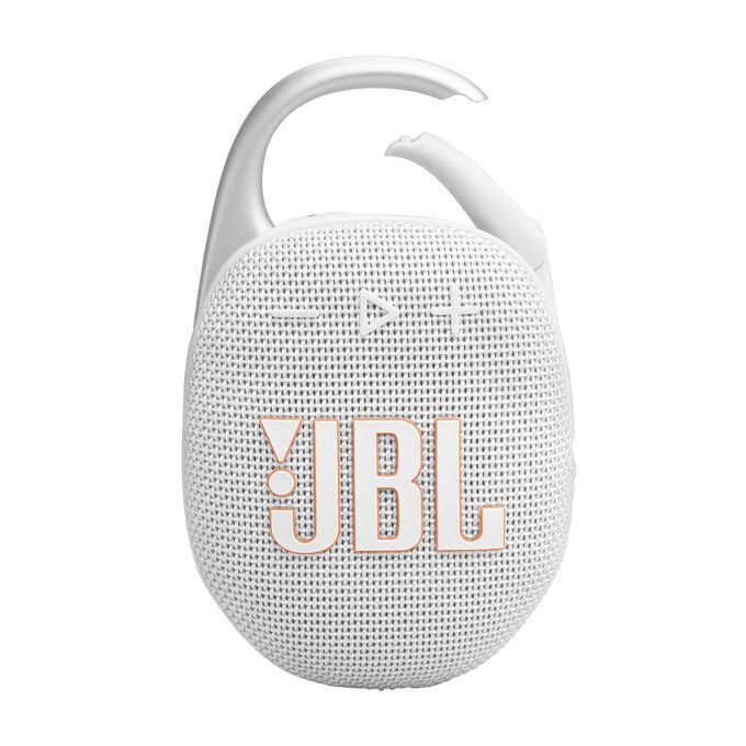 JBL Clip5 Bluetooth Ultra-portable Waterproof Speaker White