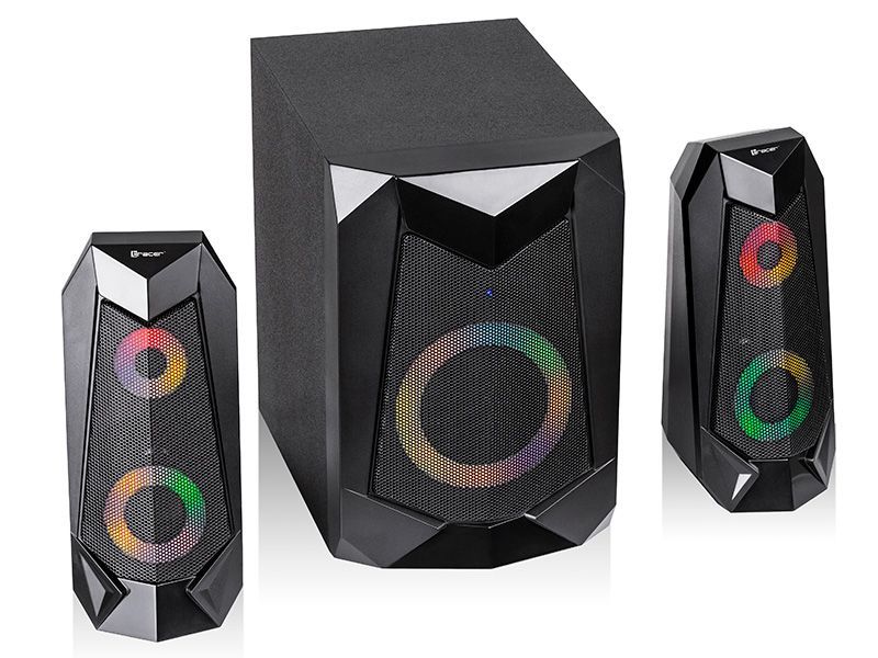 Tracer 2.1 Hi-Cube RGB Flow Bluetooth Speaker Black