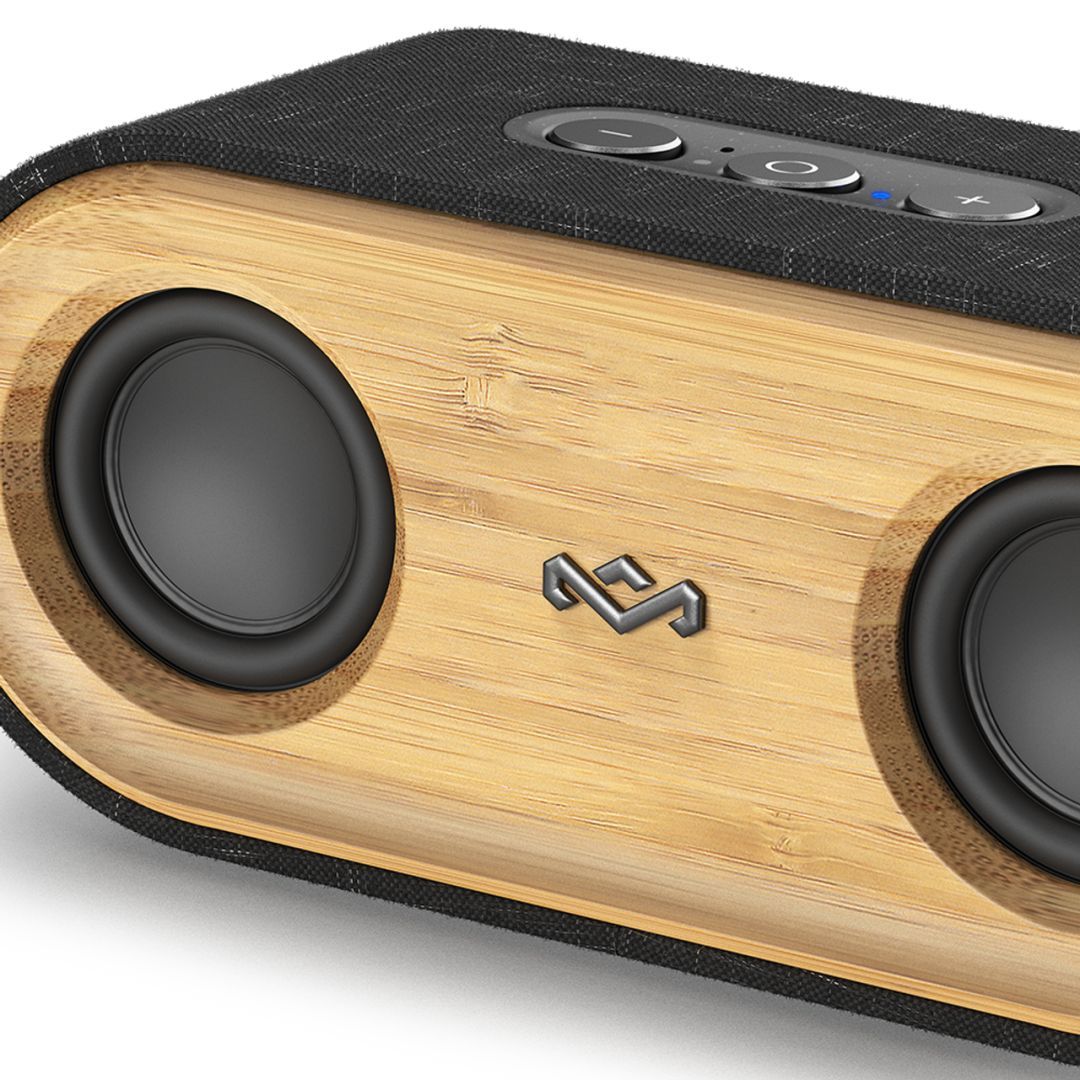 Marley Get Together 2 Mini Bluetooth Speaker Black/Wood