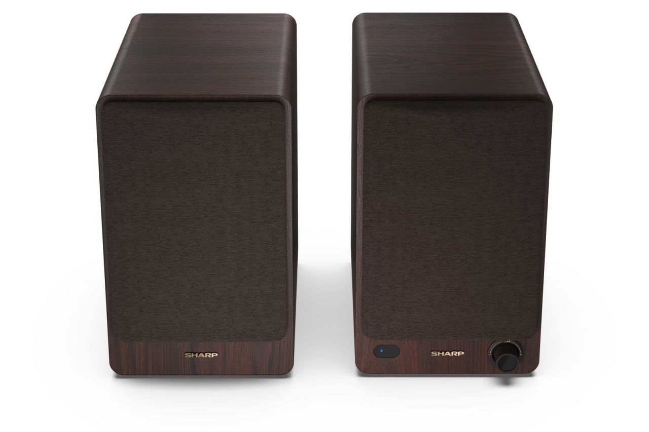 Sharp CP-SS30BR Bookshelf Speaker Brown