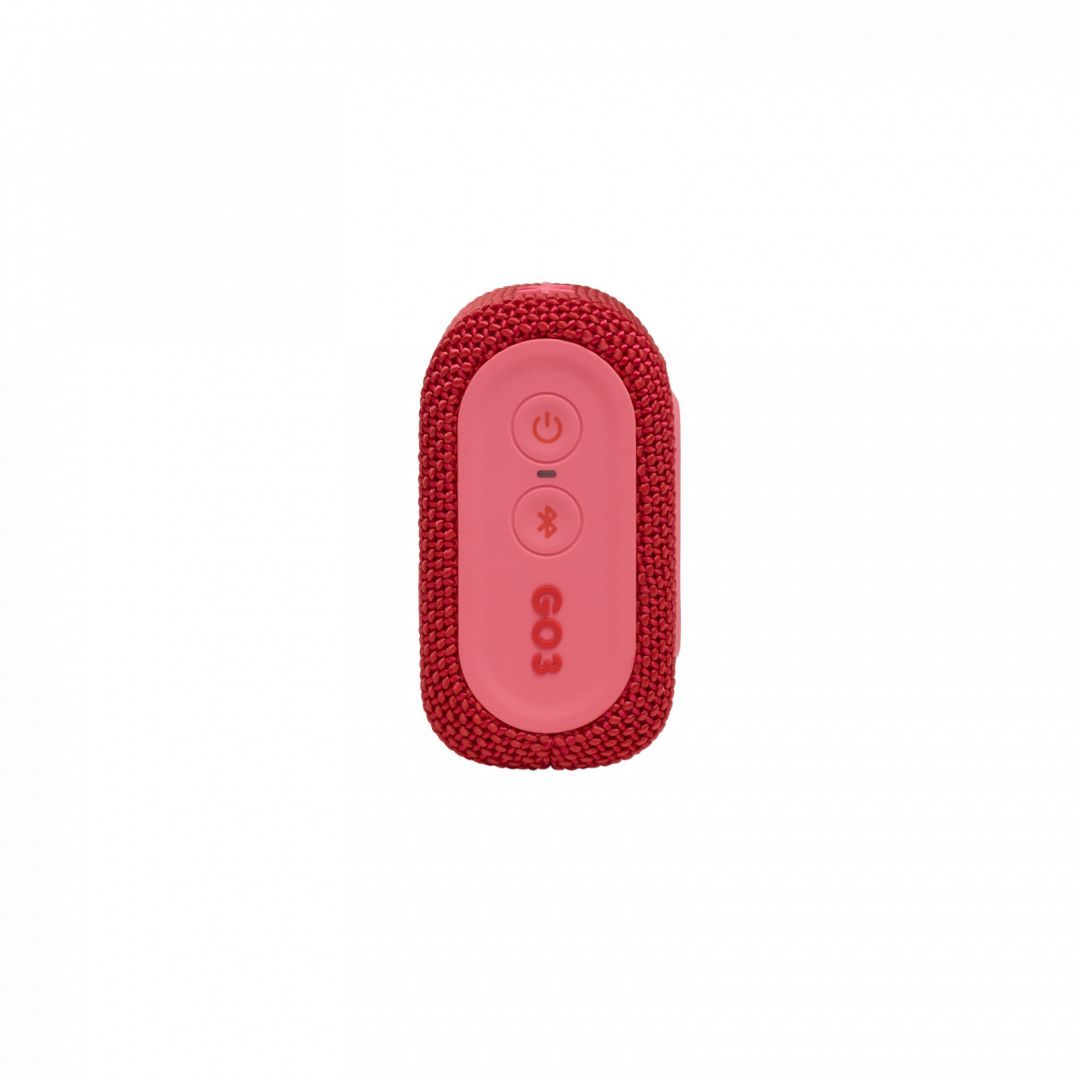 JBL Go 3 Bluetooth Portable Waterproof Speaker Red