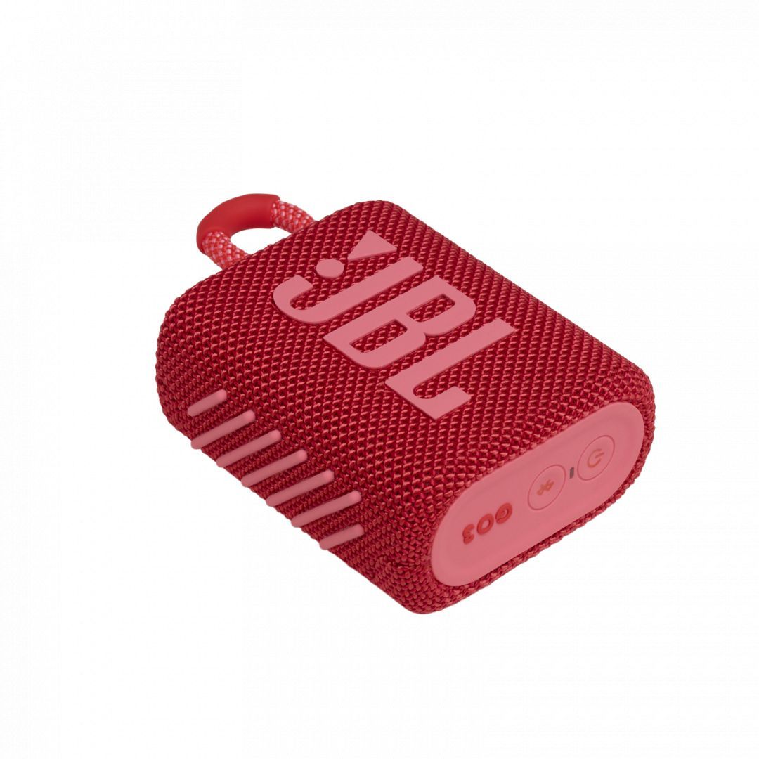 JBL Go 3 Bluetooth Portable Waterproof Speaker Red