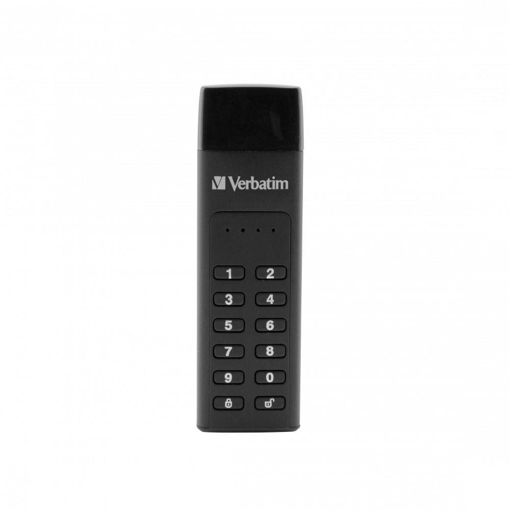 Verbatim 64GB Keypad Secure USB 3.2 Black