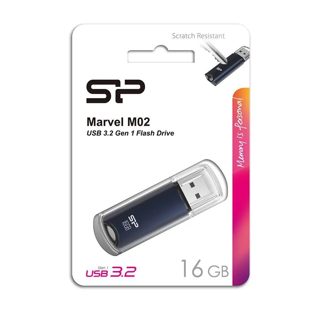 Silicon Power 16GB Marvel M02 USB3.2 Blue