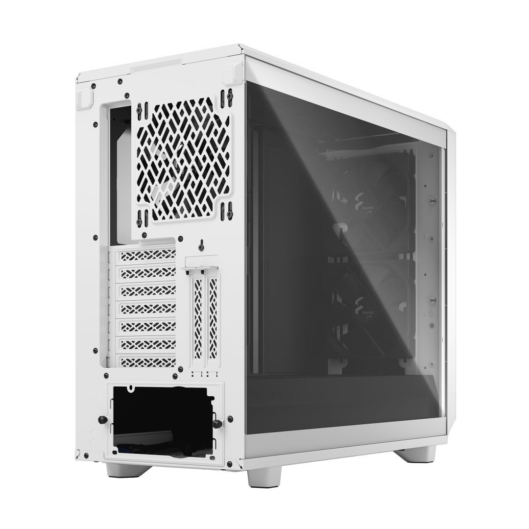 Fractal Design Meshify 2 Clear Tempered Glass White