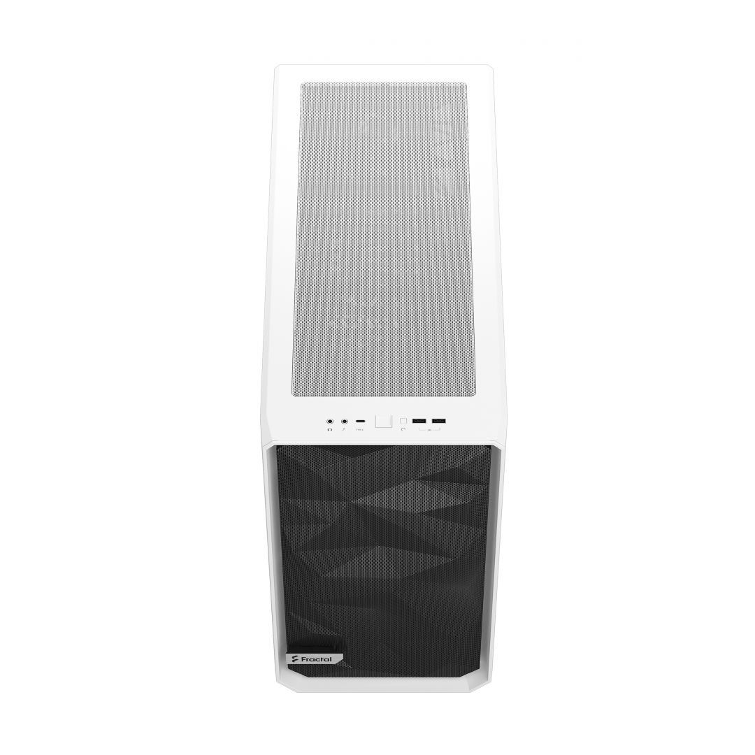 Fractal Design Meshify 2 Clear Tempered Glass White