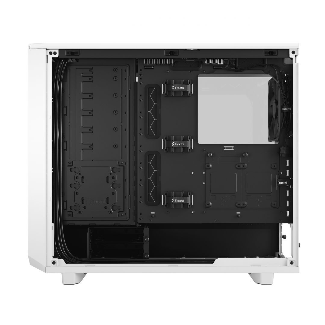 Fractal Design Meshify 2 Clear Tempered Glass White