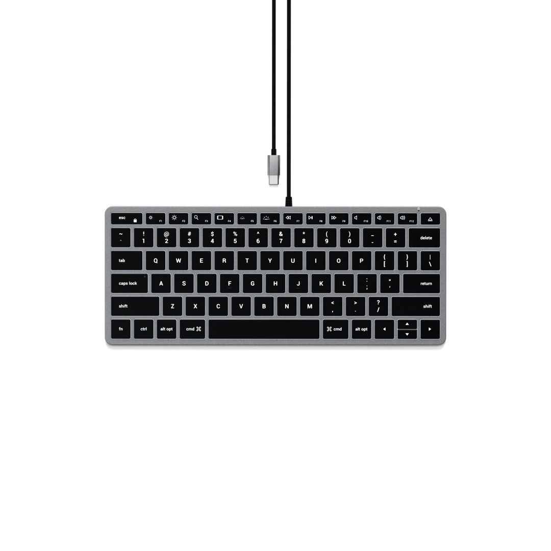 Satechi Slim W1 Type-C Keyboard Grey/Black US