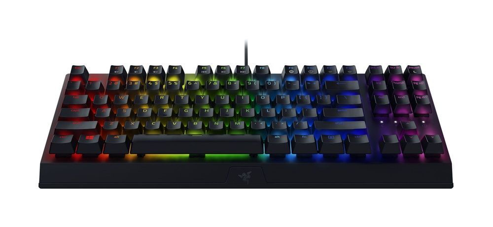 Razer BlackWidow V3 Tenkeyless Green Switch keyboard Black UK