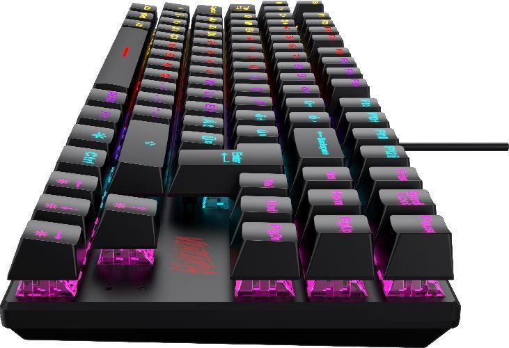 Ventaris Malevik RGB Mechanical Red Switch Gamer Keyboard Black HU