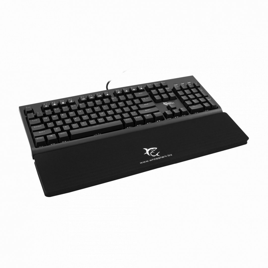 White Shark KP-1899 Keyboard wrist rest Black