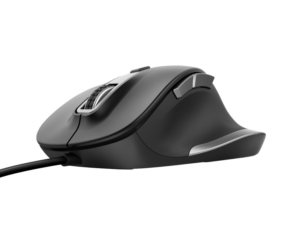 Trust Fyda Wired mouse Black