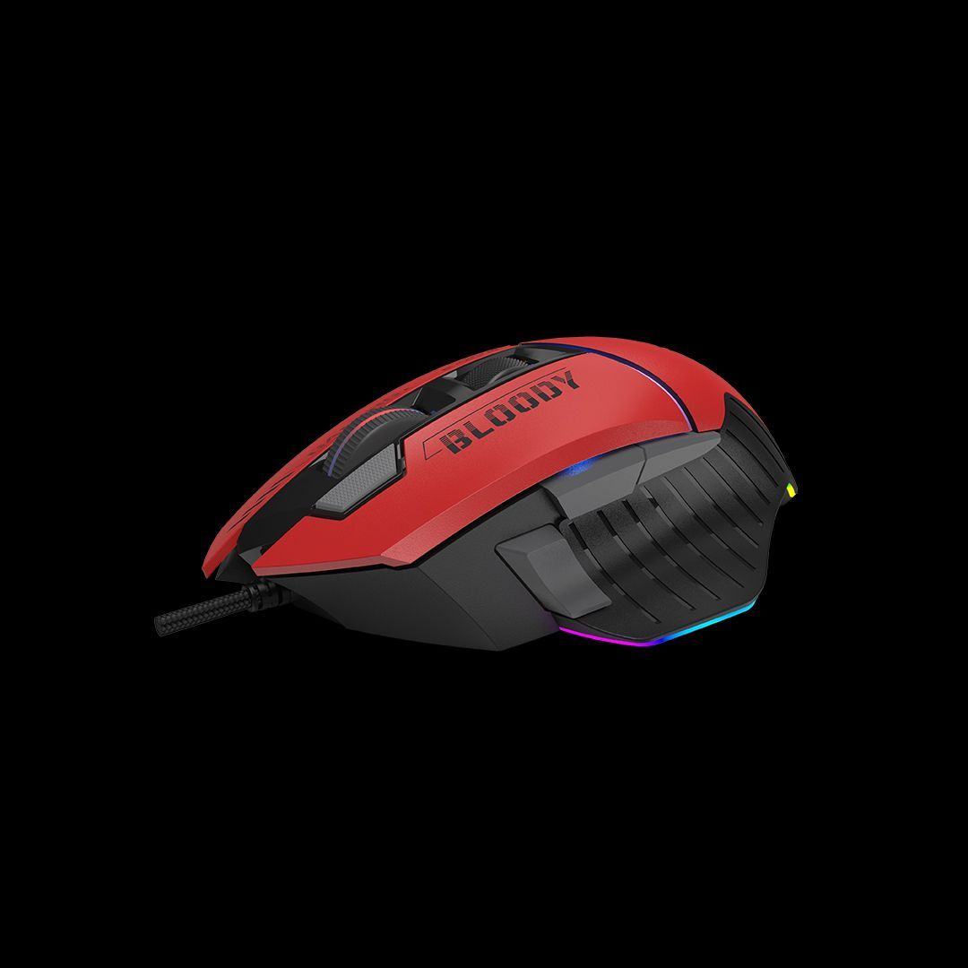 A4-Tech Bloody W95 Max Sports RGB Gaming Mouse Red