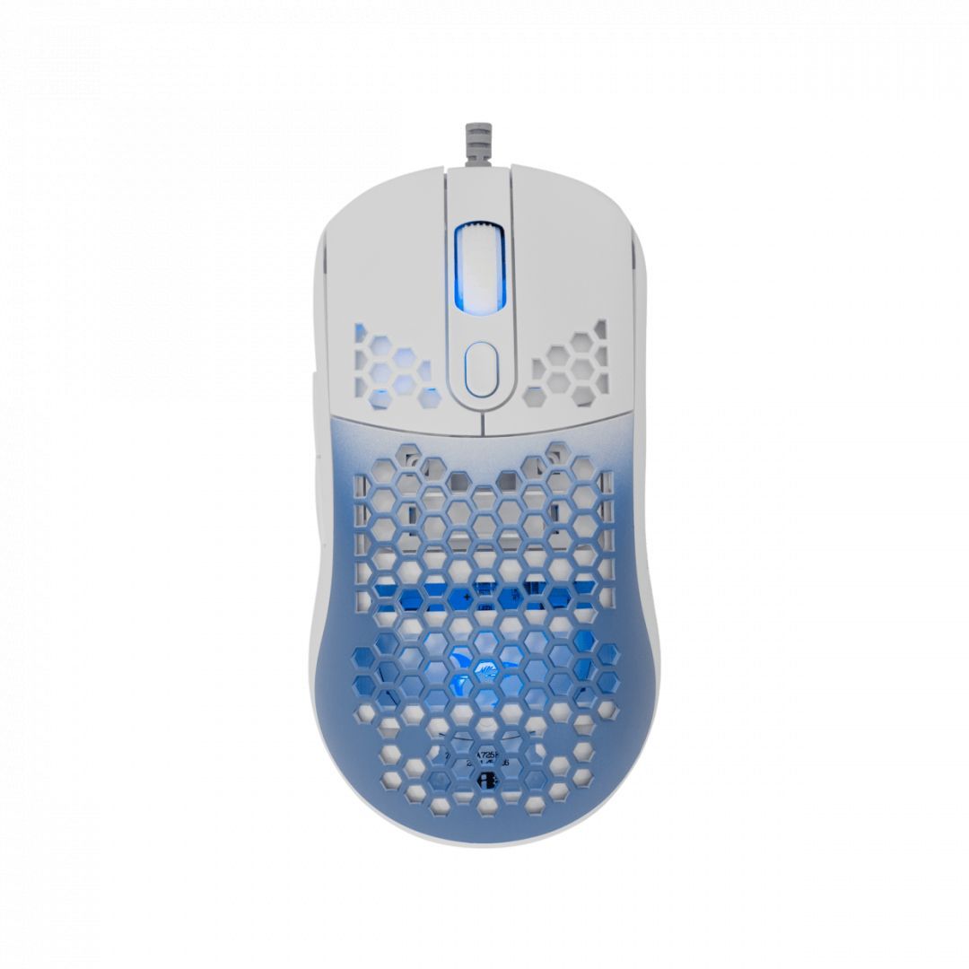 White Shark GMP-2201 Megalodon Gaming mouse + egérpad Set Blue/White