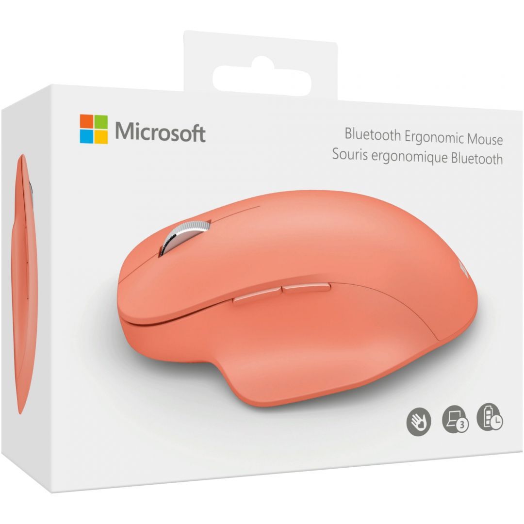 Microsoft Bluetooth Ergonomic Mouse Peach