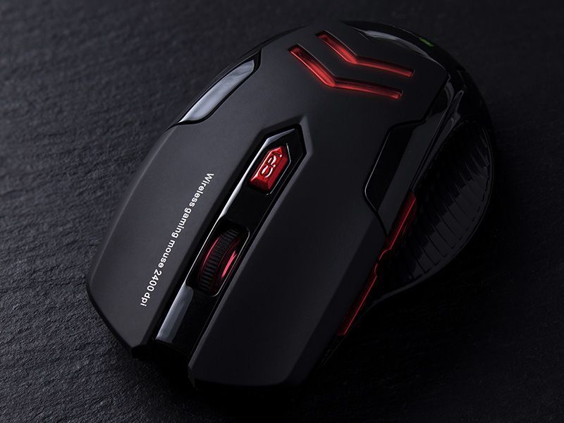 Tracer Gamezone Airman RF NANO Wireless Red LED Mouse Black