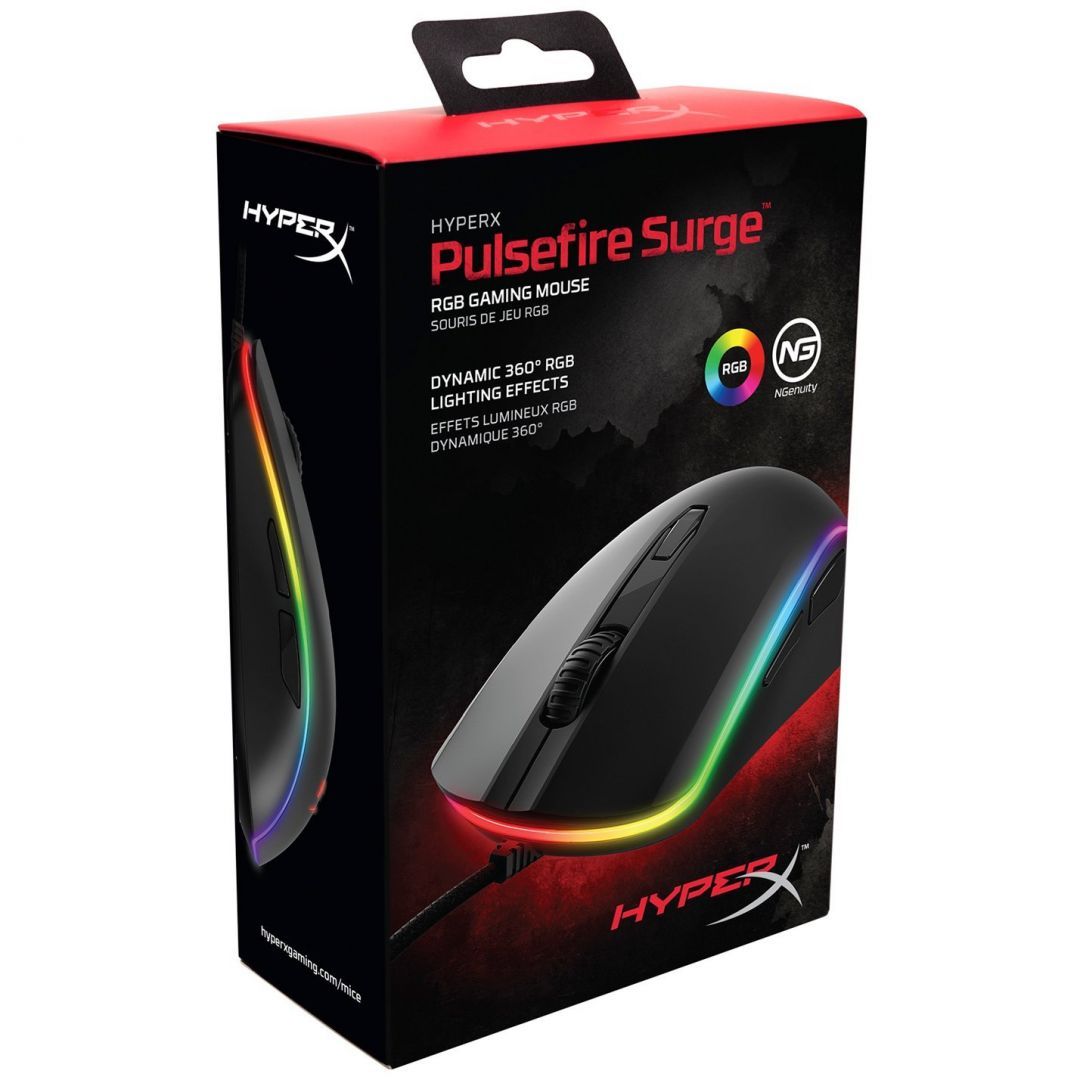 Kingston HyperX Pulsefire Surge Gaming RGB Black