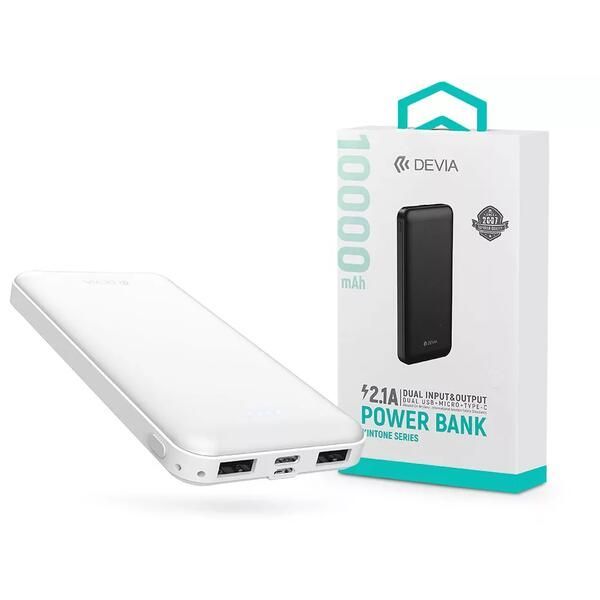 Devia Kintone Series V3 10000mAh PowerBank White