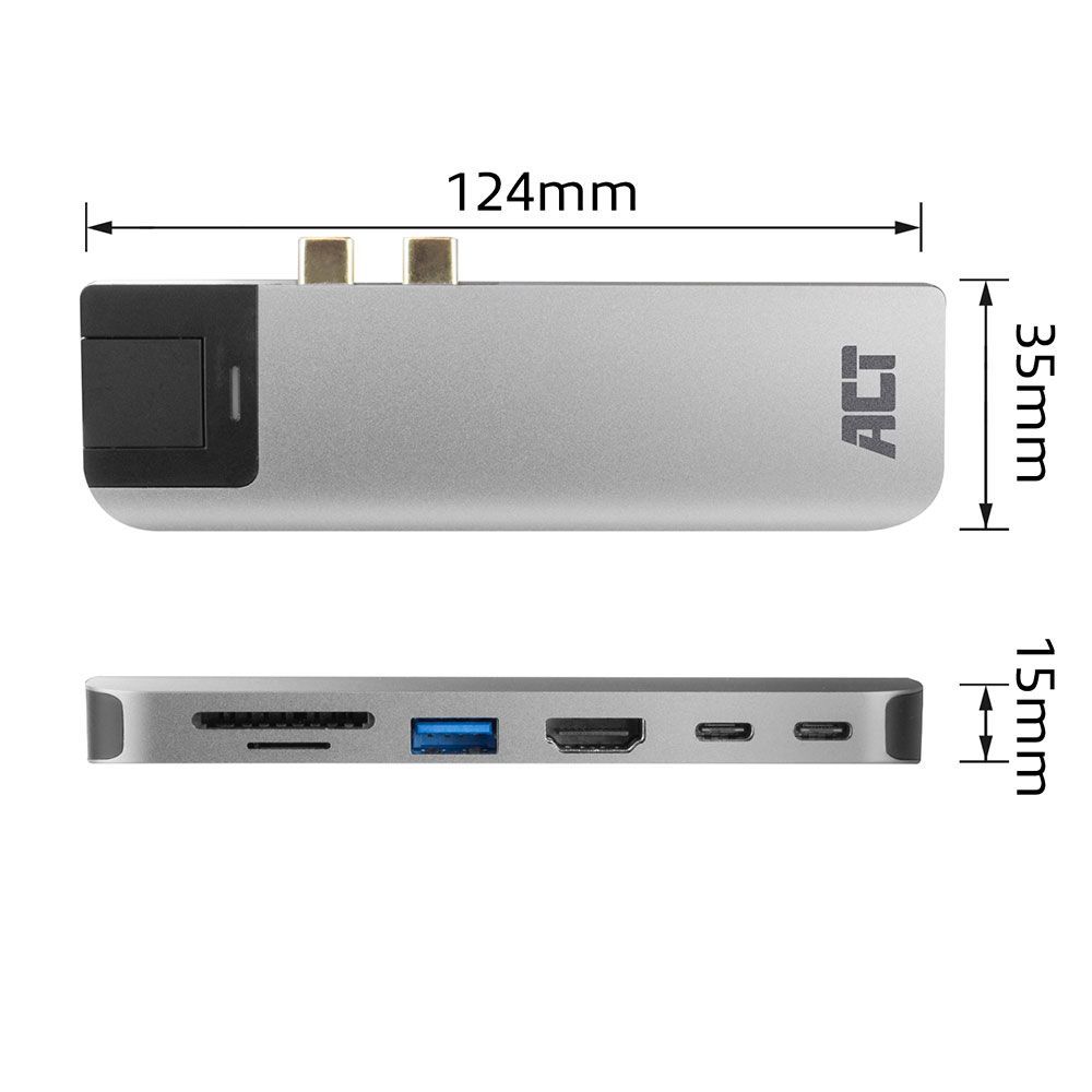 ACT AC7044 USB-C Thunderbolt 3 Multiport Dock